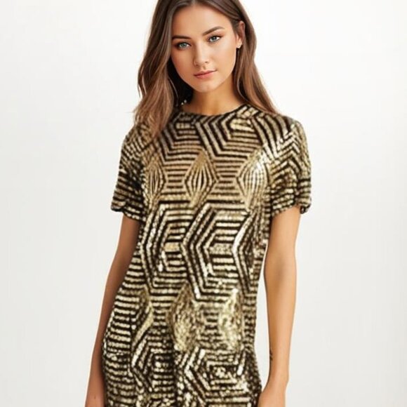 **Missguided** Sequin Formal Dress Size 2 - Picture 1 of 11